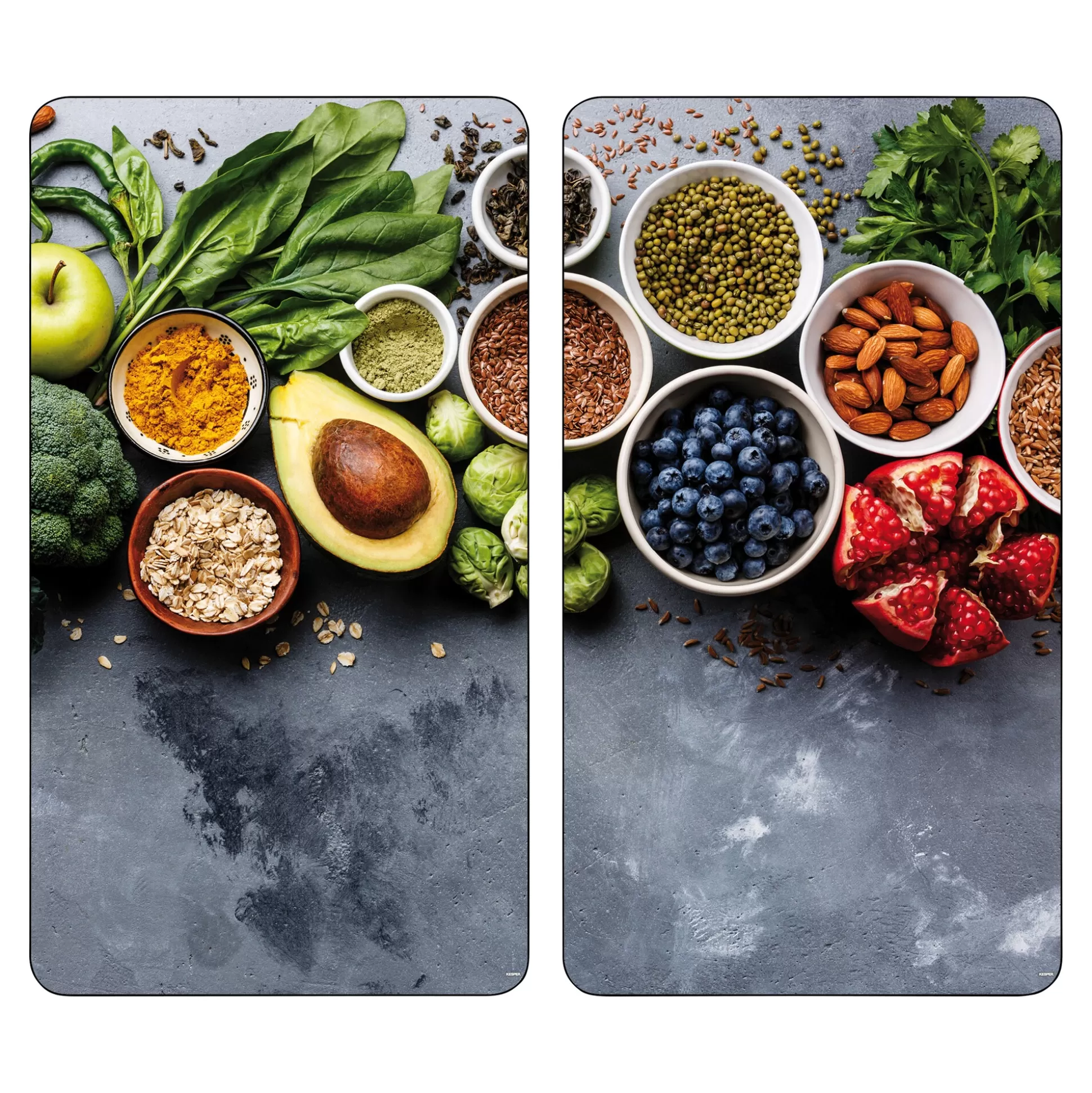 Fornuisafdekplaten^KESPER Afdekplaat Voor Het Fornuis, Set Van 2 Healthy Kitchen